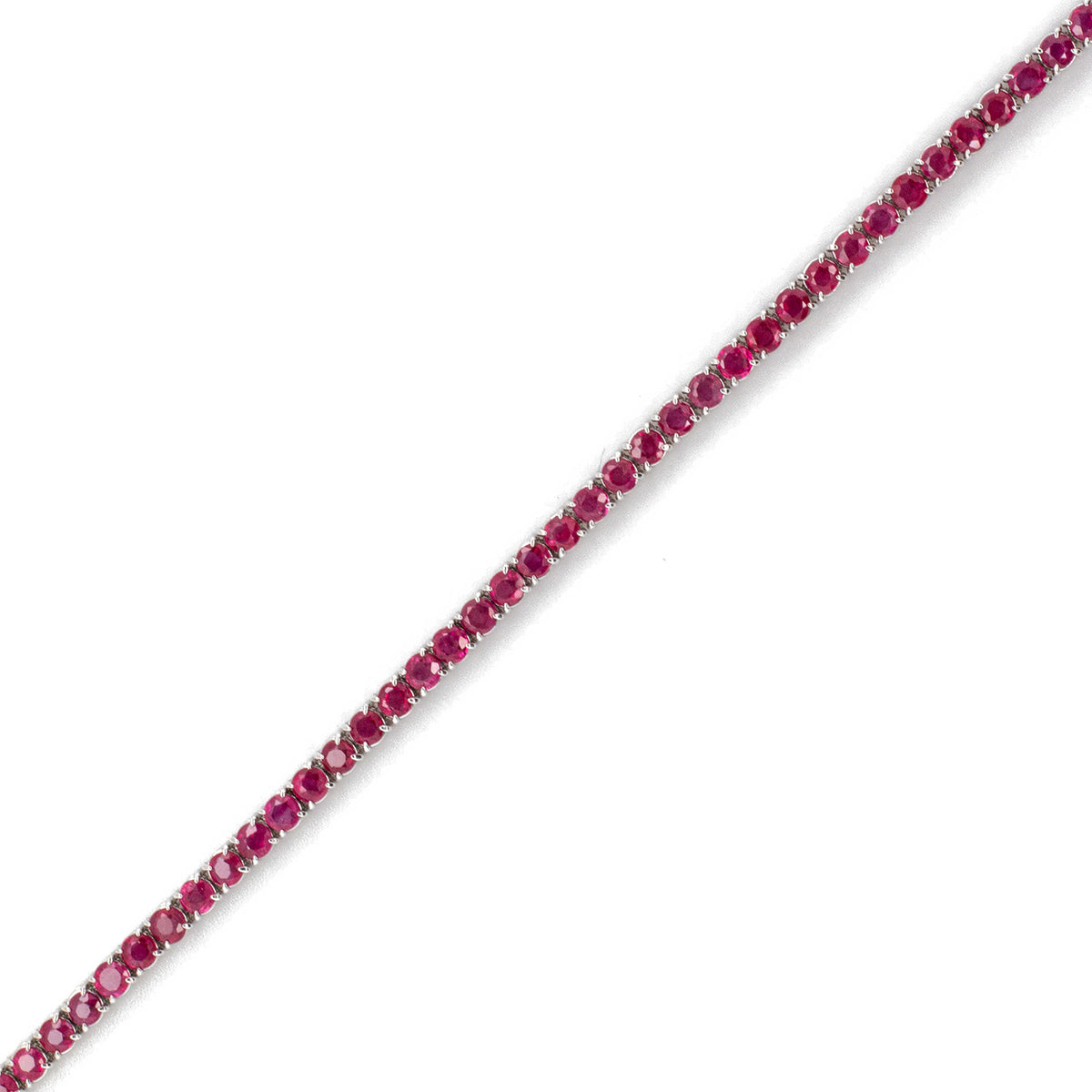 Ruby Tennis Bracelet