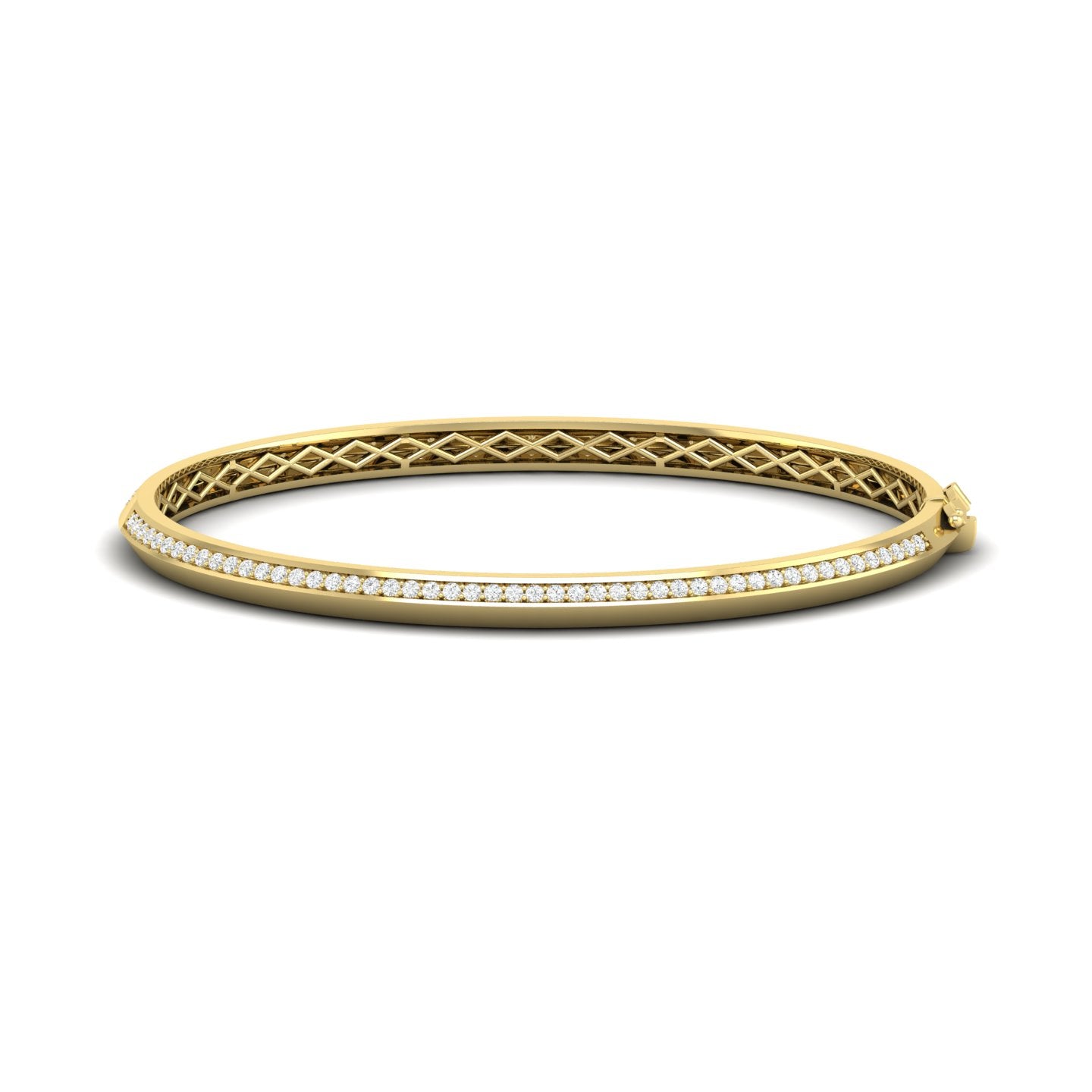 Diamond Knife Edge Bangle