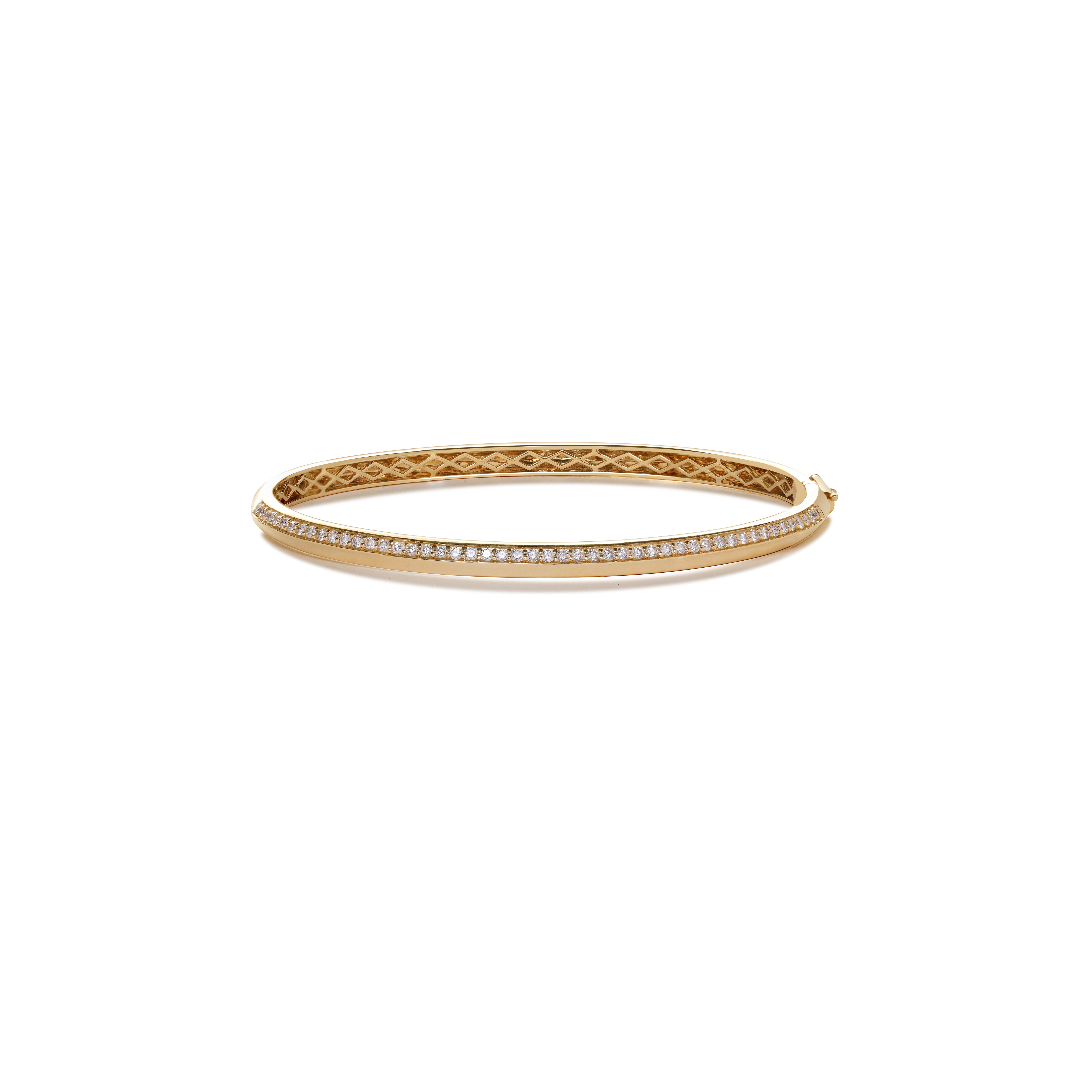 Diamond Knife Edge Bangle