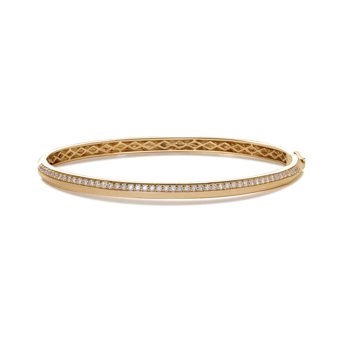 Diamond Knife Edge Bangle