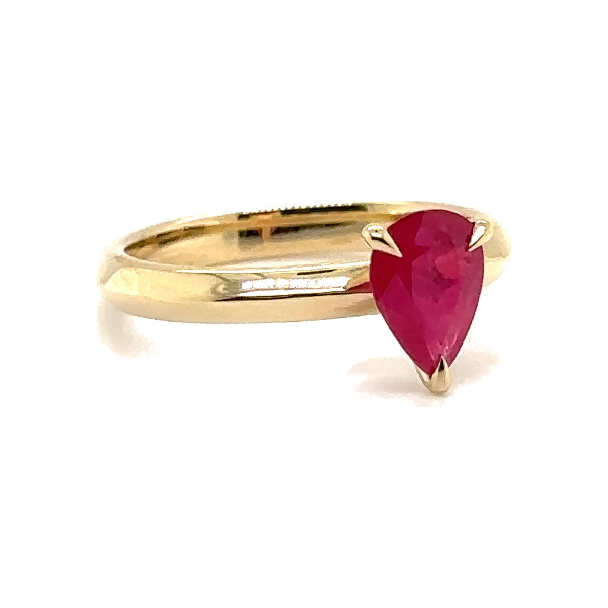 Ruby Solitaire Ring