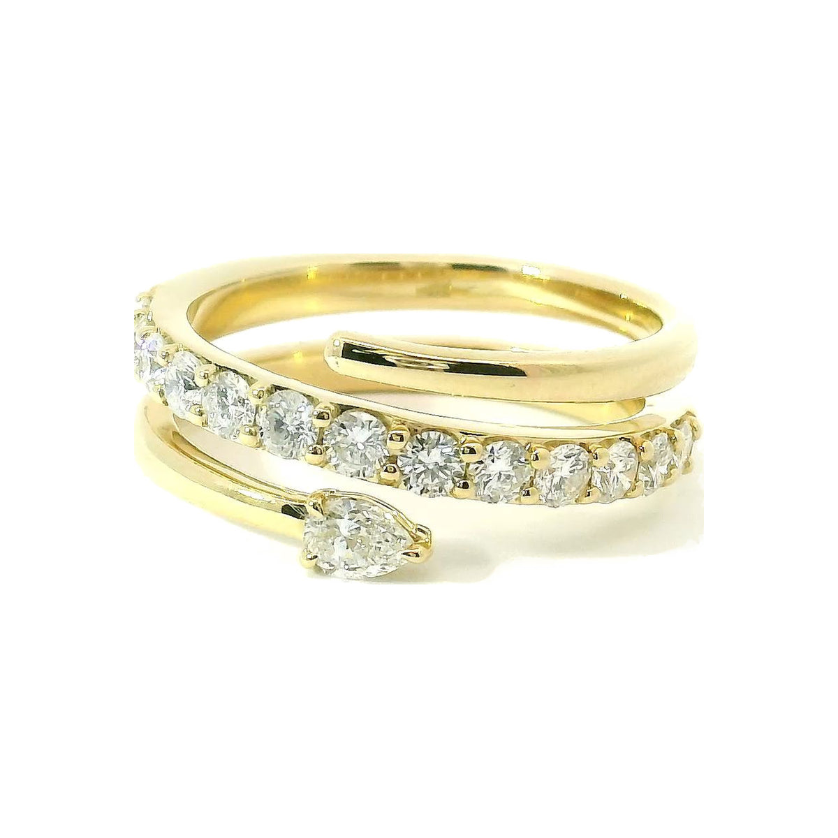 Diamond Coil Ring