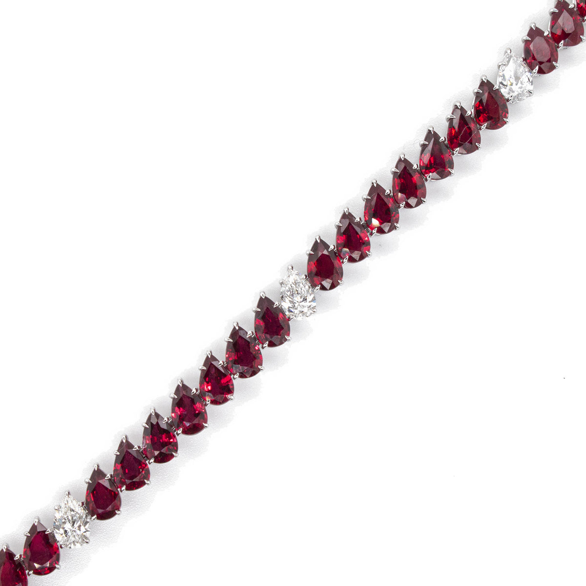 Ruby and Diamond Bracelet