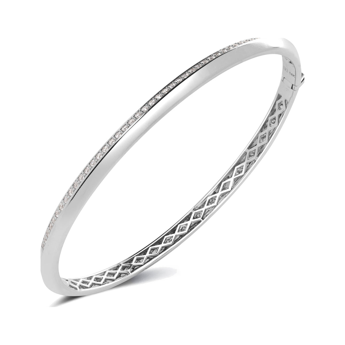 Diamond Knife Edge Bangle