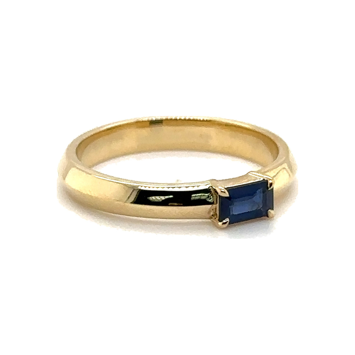 Blue Sapphire Solitaire Ring