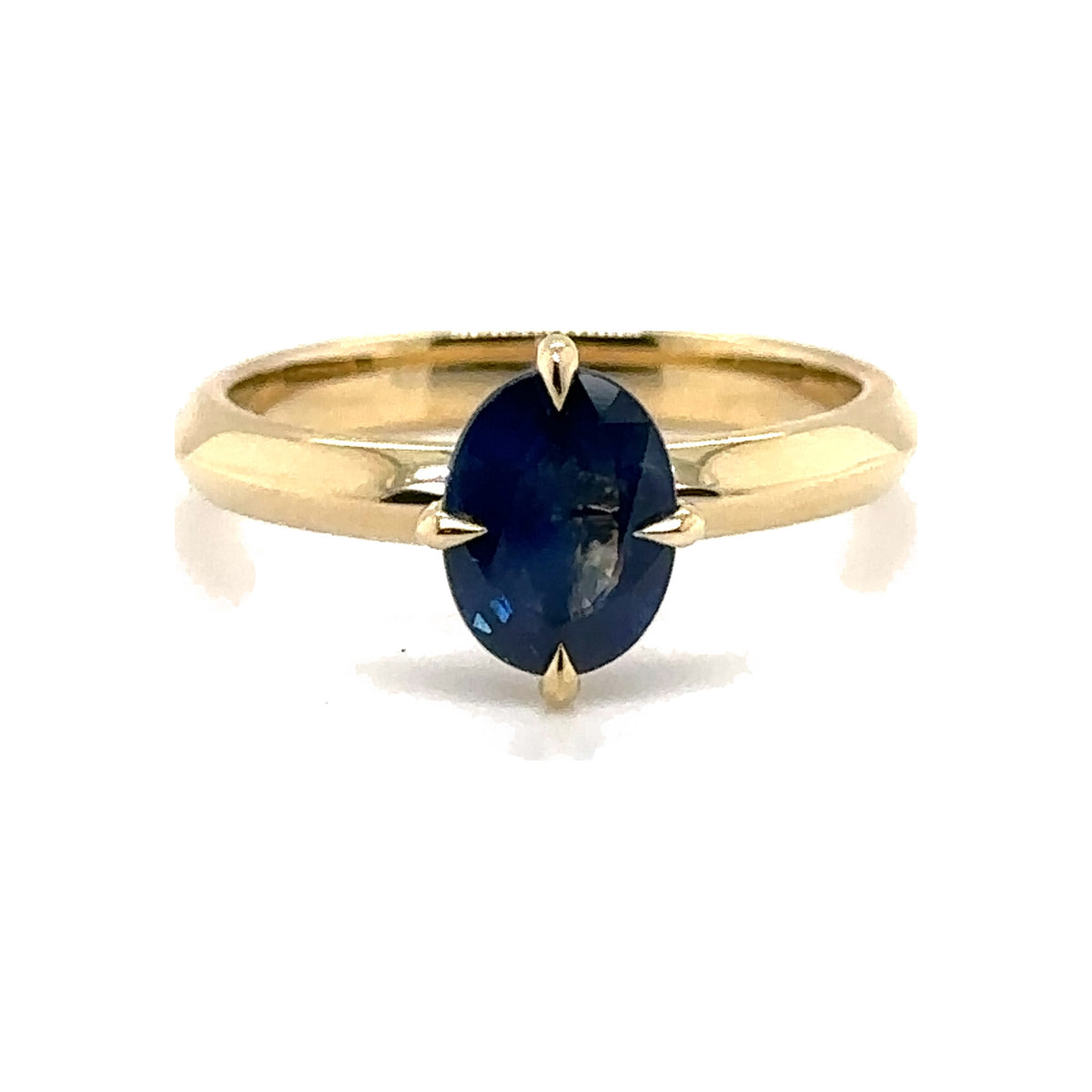 Blue Sapphire Solitaire Ring