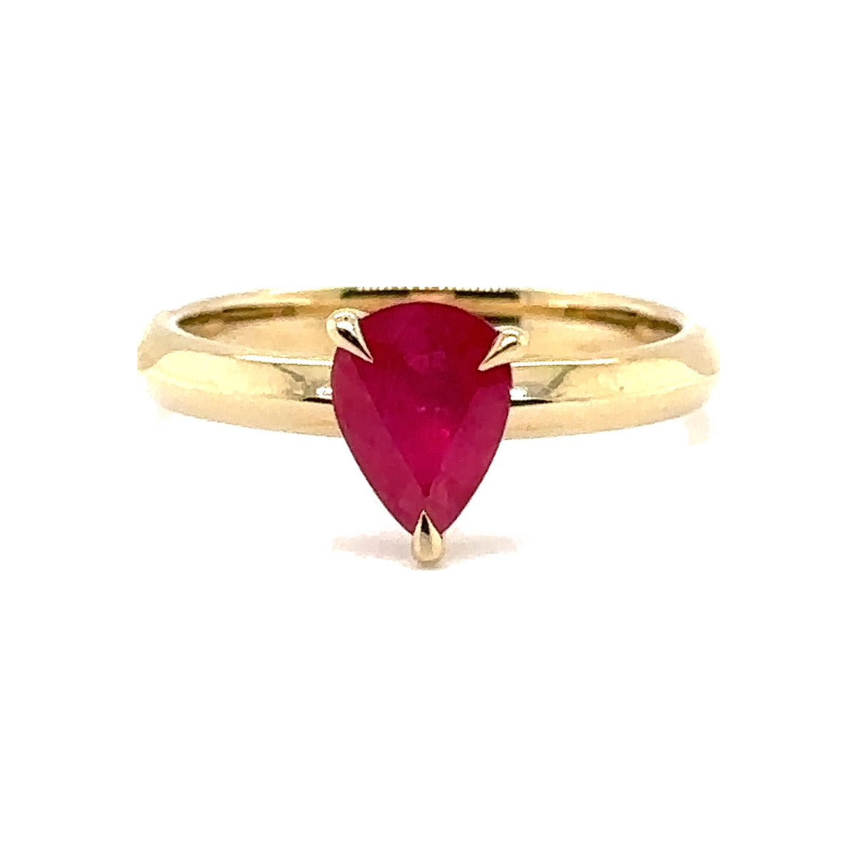 Ruby Solitaire Ring