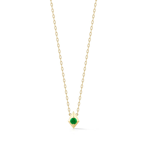 Vohk Emerald Pendant Necklace – Valani Atelier